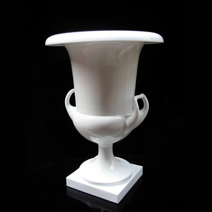 Pair Of Fine Porcelain "Krater" Vases By KPM