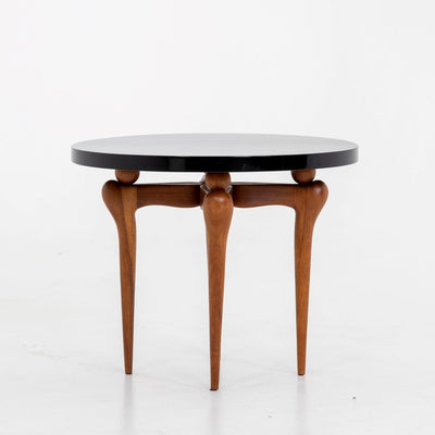 Italian Modernist Small Round Side Table