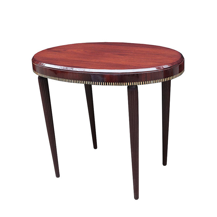 Art Deco Oval Side Table