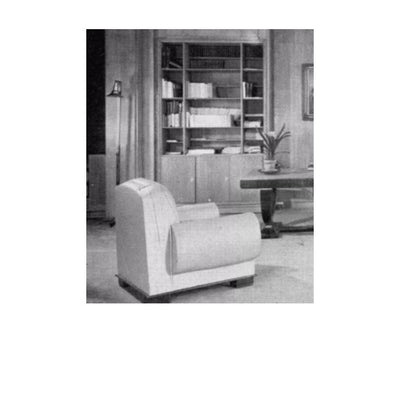 Art Deco 'Elephant' Upholstered Armchair