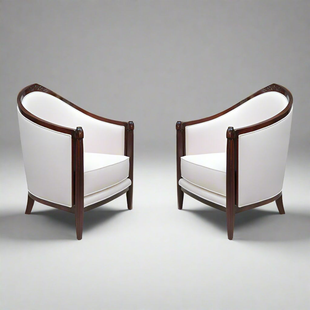 Pair of Art Deco Bergeres