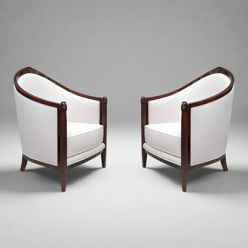 Pair of Art Deco Bergeres