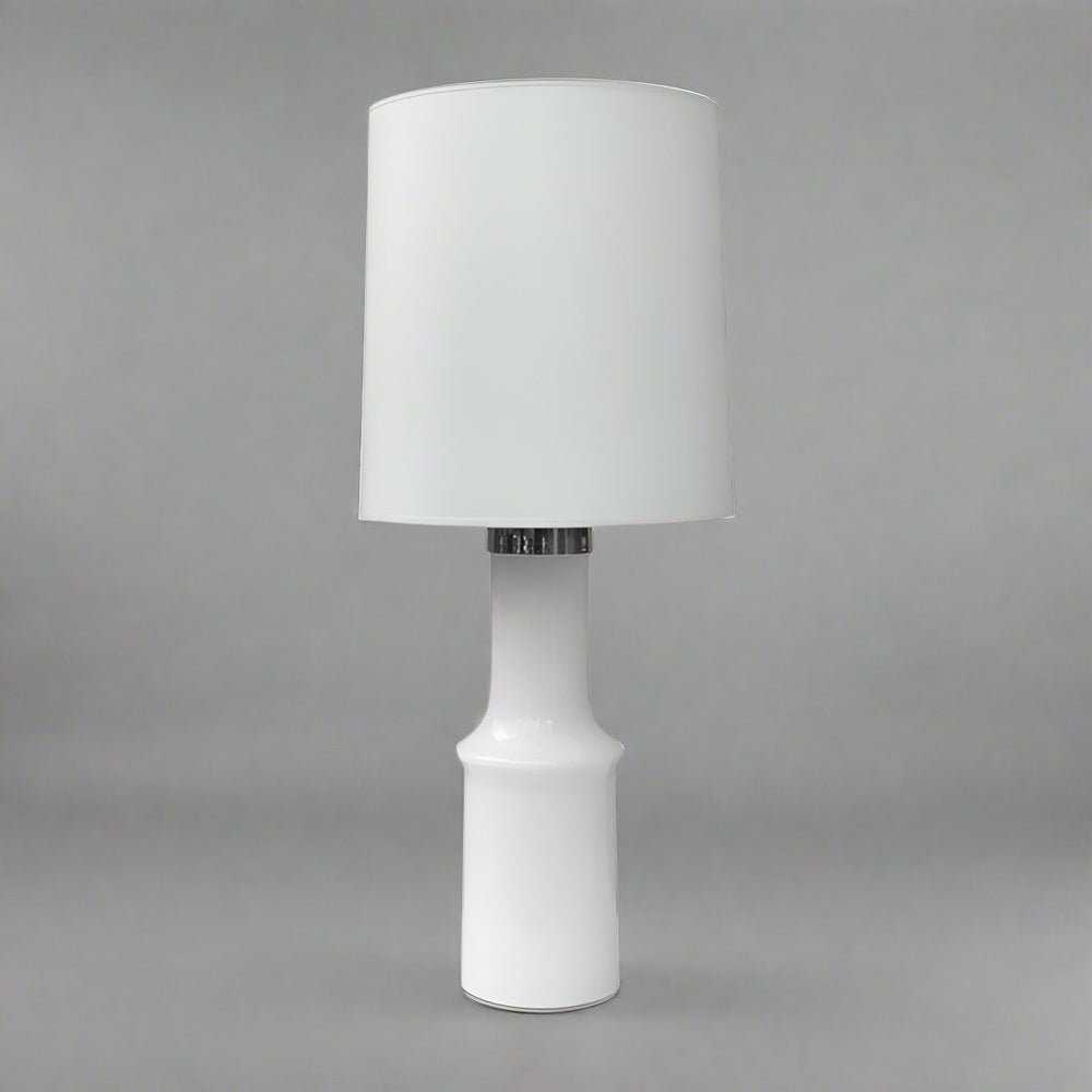 Single Modernist Glass Table Lamp