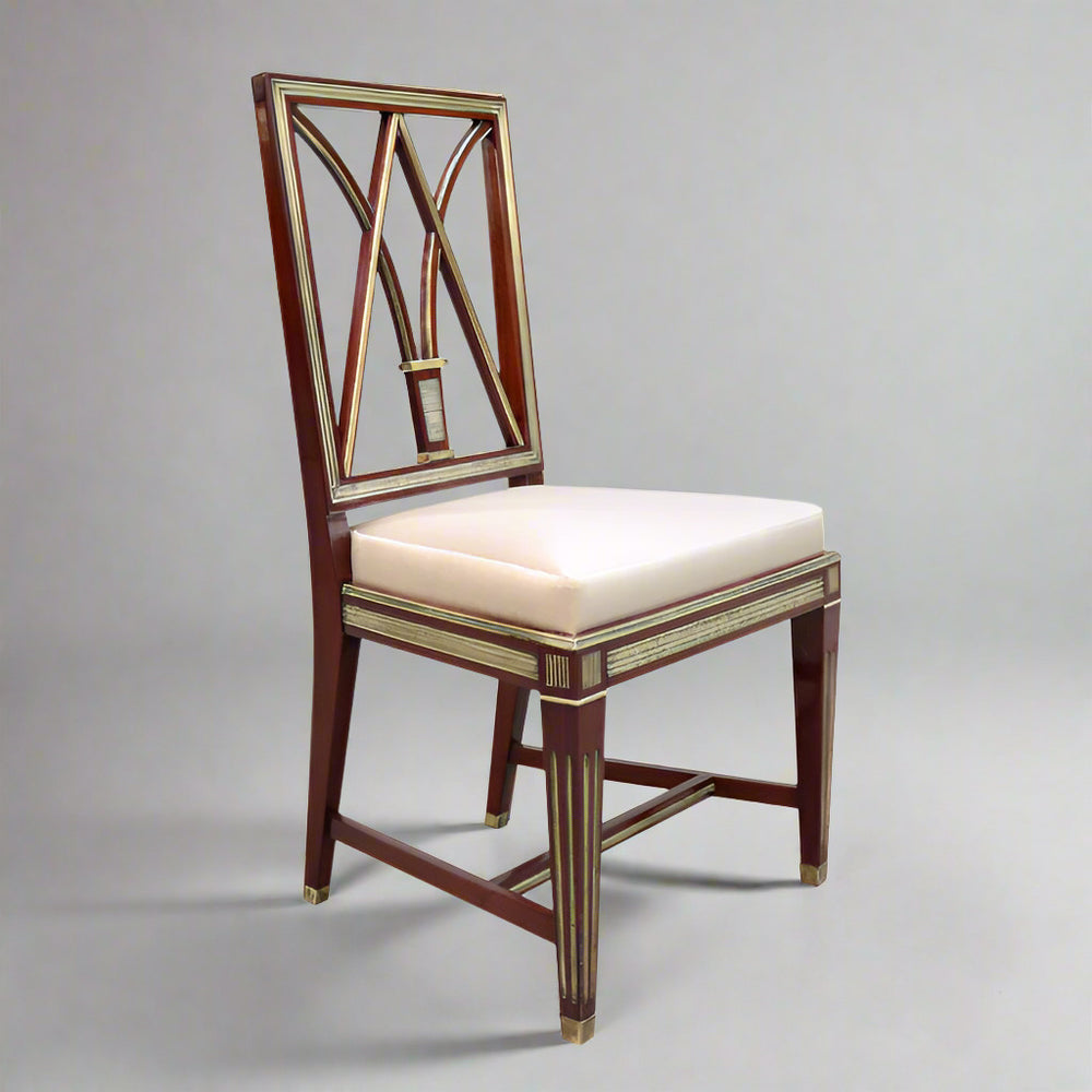 Fine Set of Four Neoclasical Side Chairs