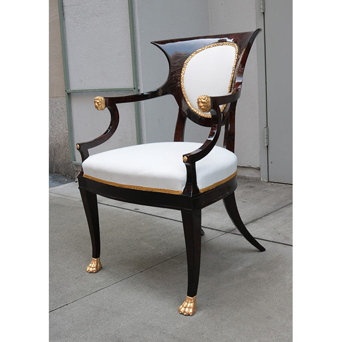 Fine Pair of Neoclassical Armchairs