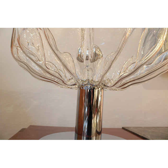 Art Glass Sculptural Table Lamp