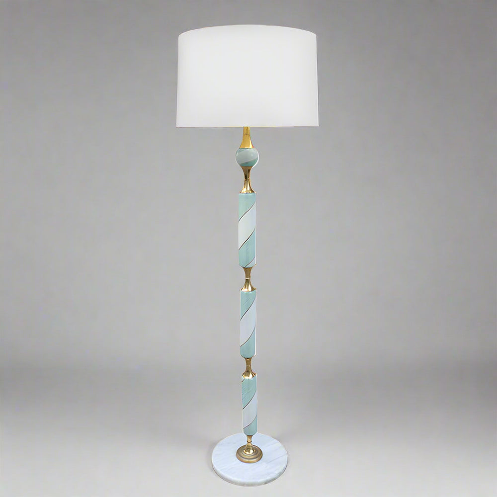 Italian Art Glass Floor Lamp