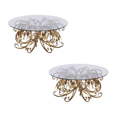 Pair of Sculptural Foliage Tables