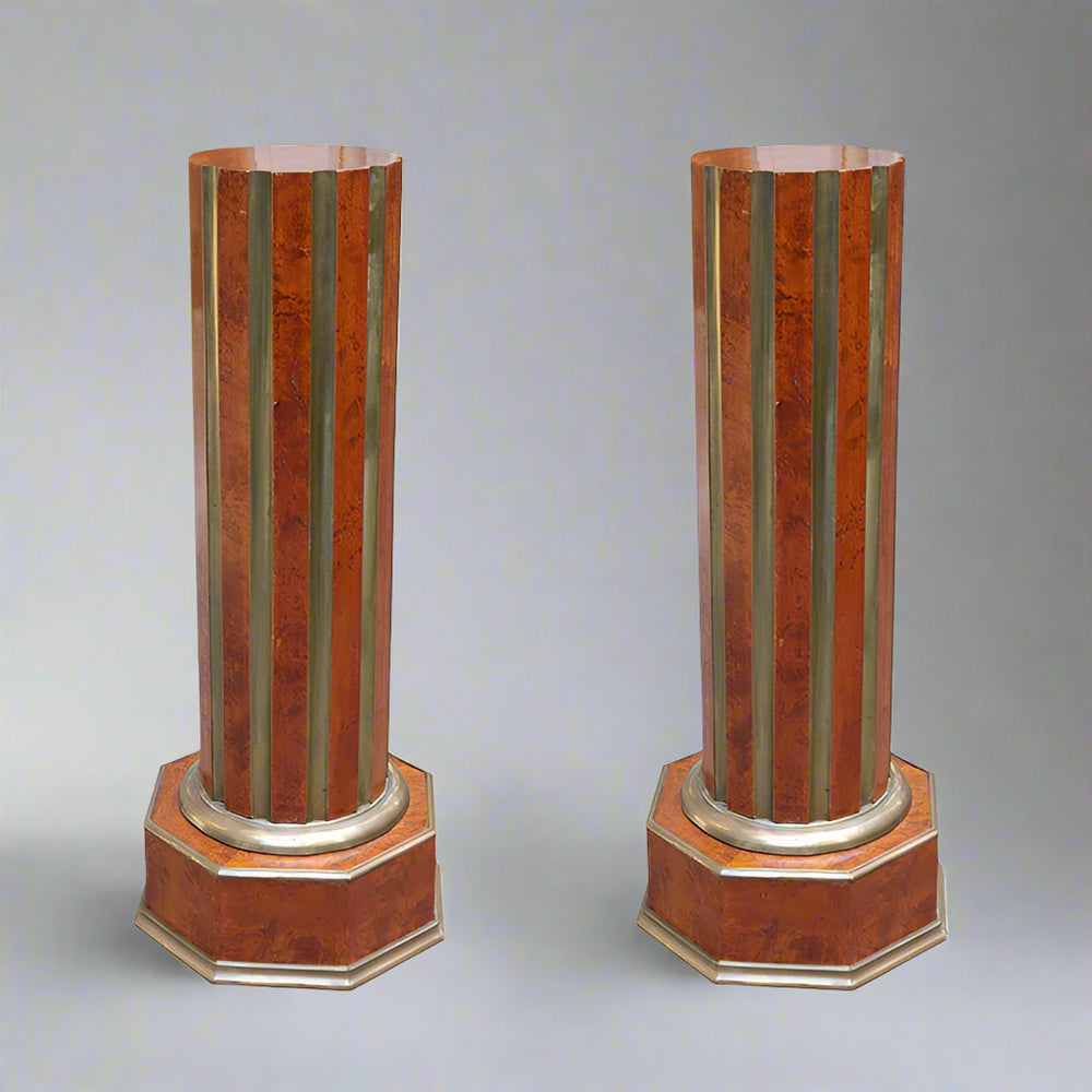 Pair of Neoclassical-style Pedestals, early 20th Century