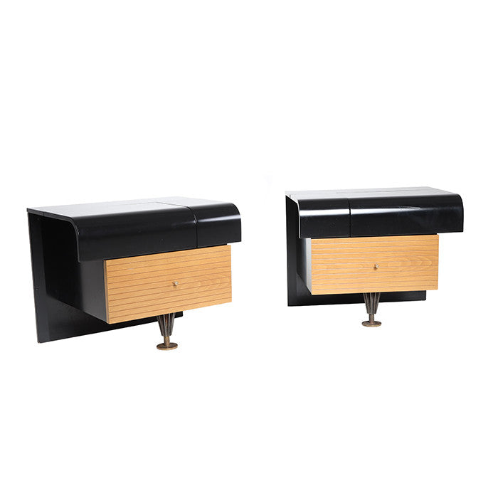 Pair of Pierre Cardin Bedside Tables