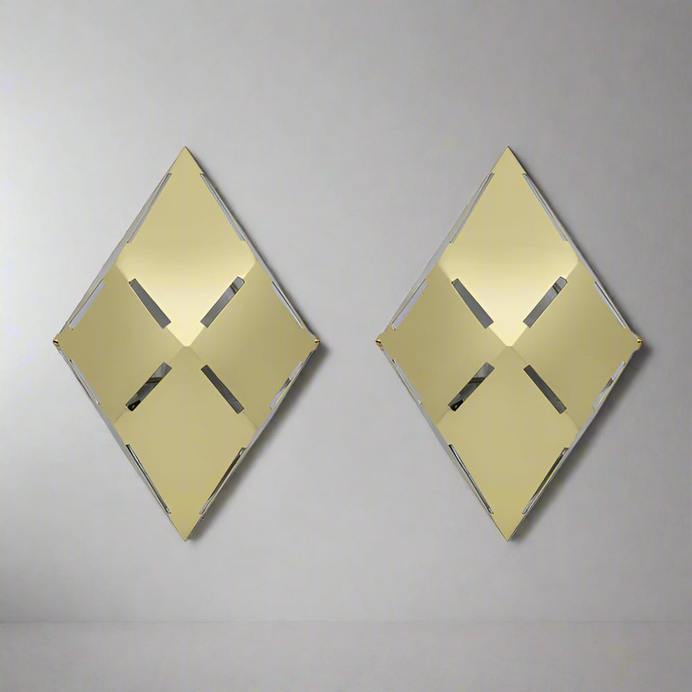 Caleidoscopio Wall Sconces by Gabriella Crespi, Italy 1970s