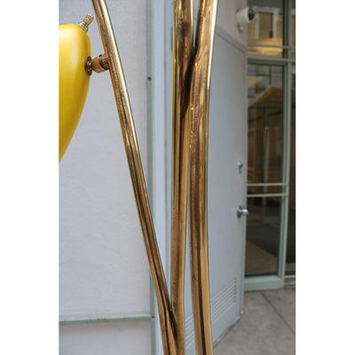 Sculptural Italian Modernist Multi Light Floor Lamp