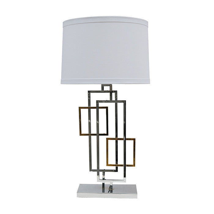 Single Geometric Modernist Table Lamp