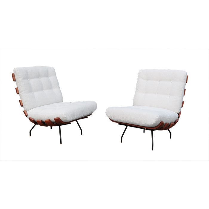 Pair of "Costela" Chairs by Carlo Hauner and Martin Eisler for Forma