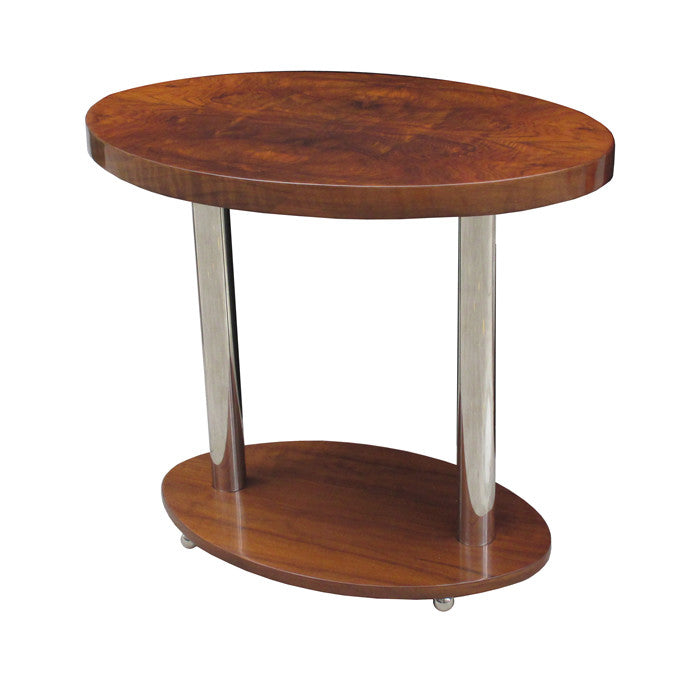 Art Deco Period French Oval  Side Table France circa 1930